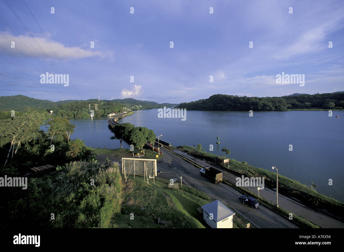 Panama, Gamboa, Panama Canal Stock Photo Alamy