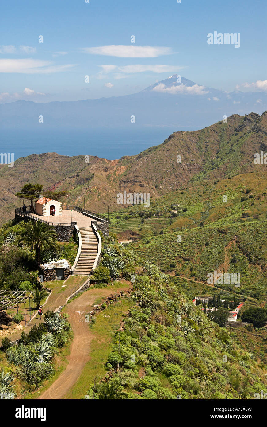 Chapel Ermita de San Juan, Hermigua village, La Gomera Island, Canary ...