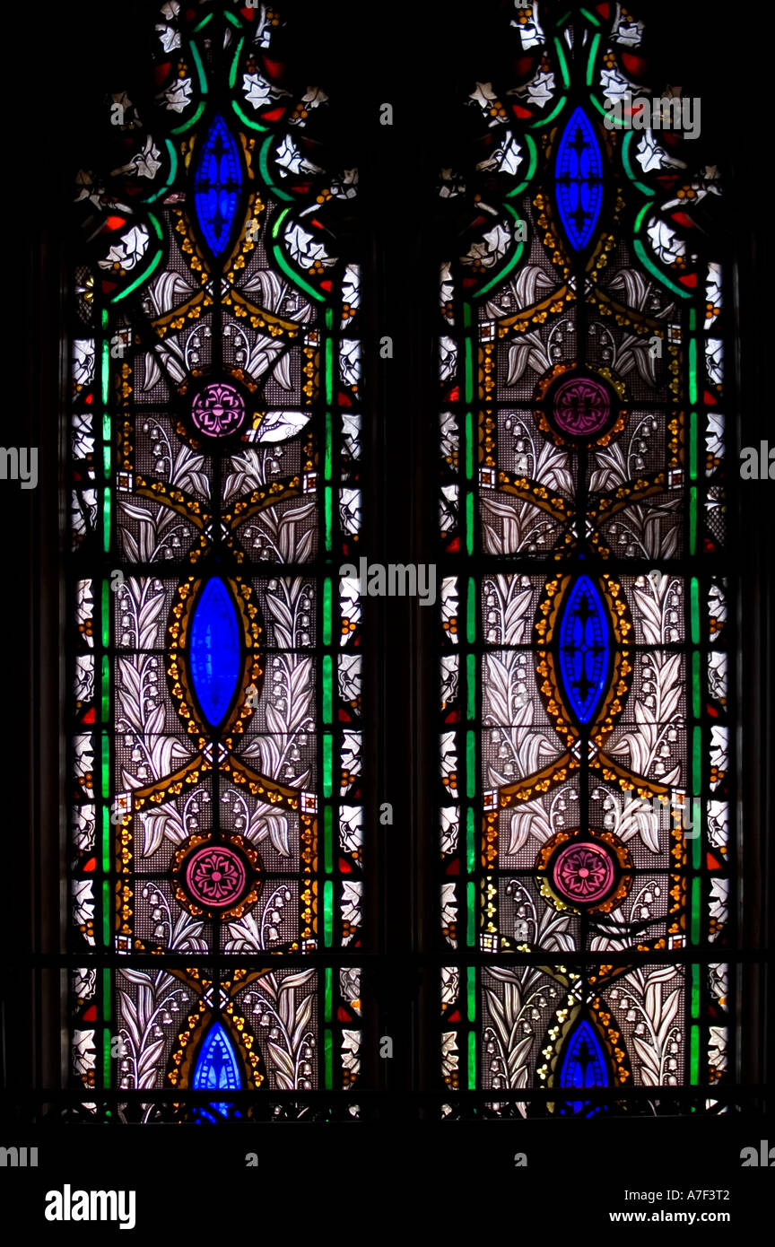 Stained glass window mount vernon hires stock photography and images