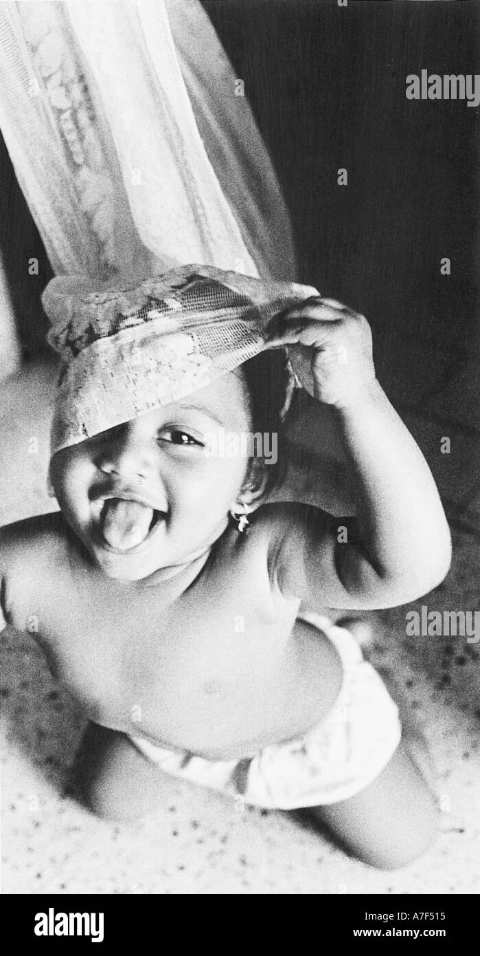 old vintage 1900s black and white pictures Life in India Indian life Stock Photo