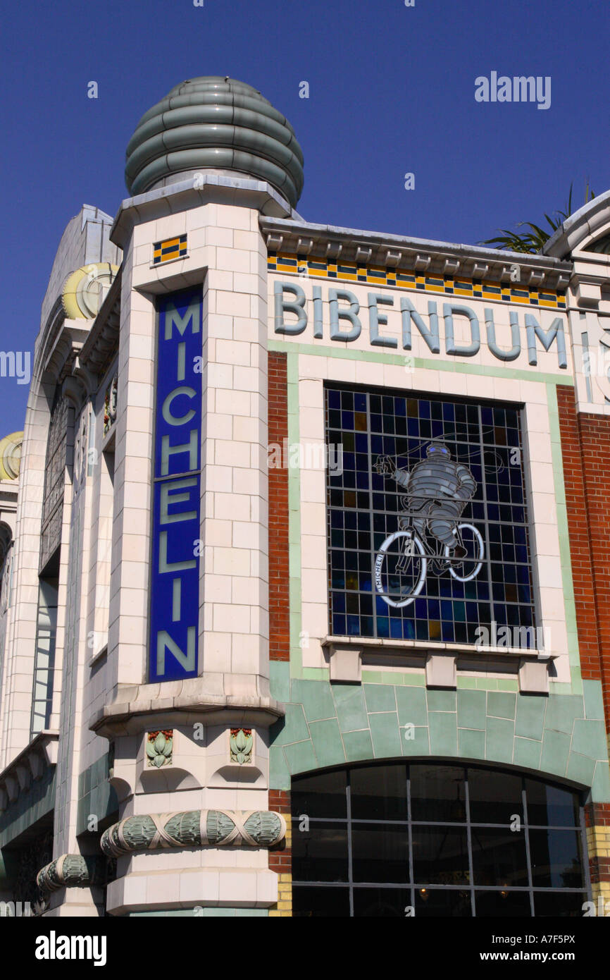Michelin Bibendum building art deco design in the Fulham Road London SW3 Stock Photo