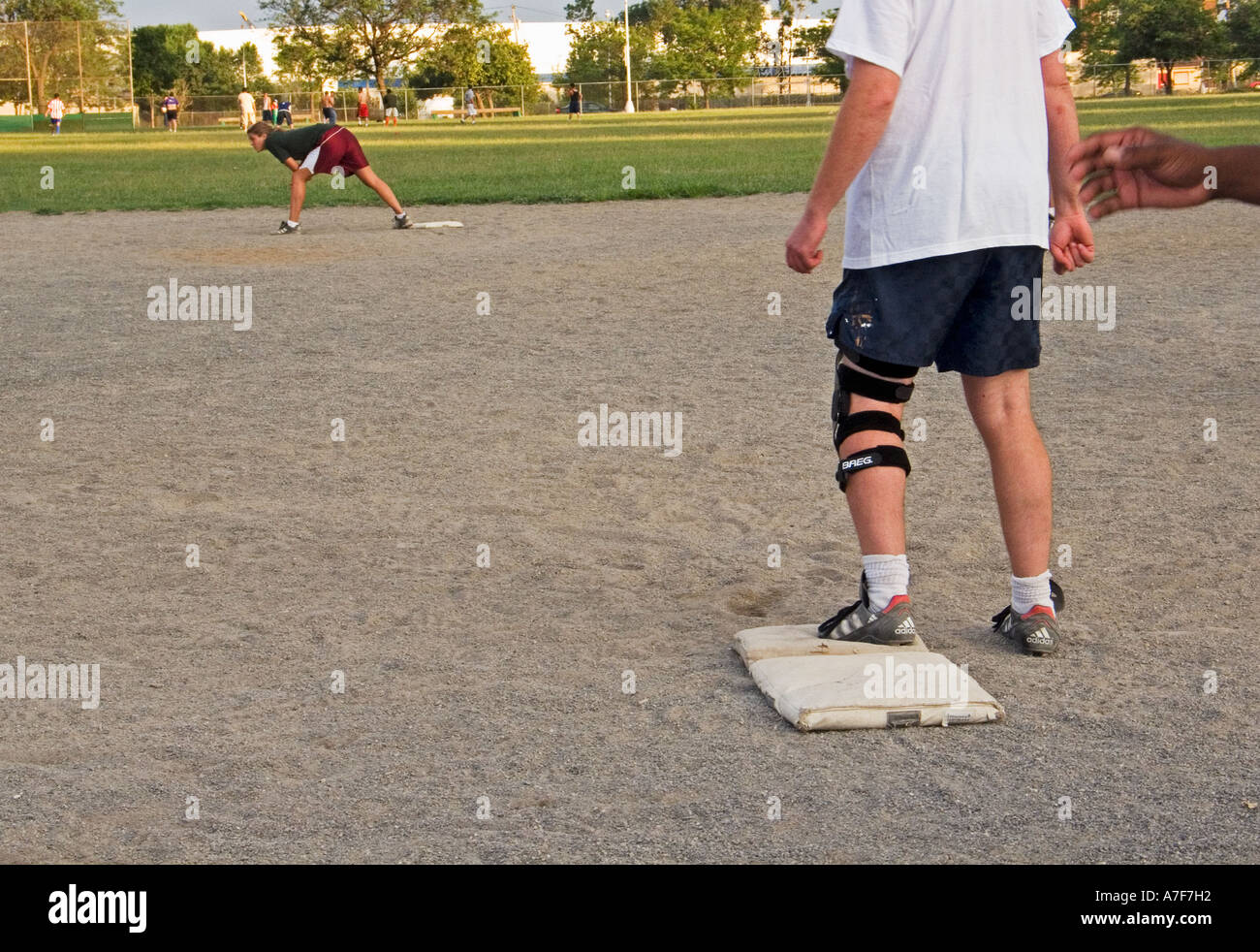 knee brace for softball