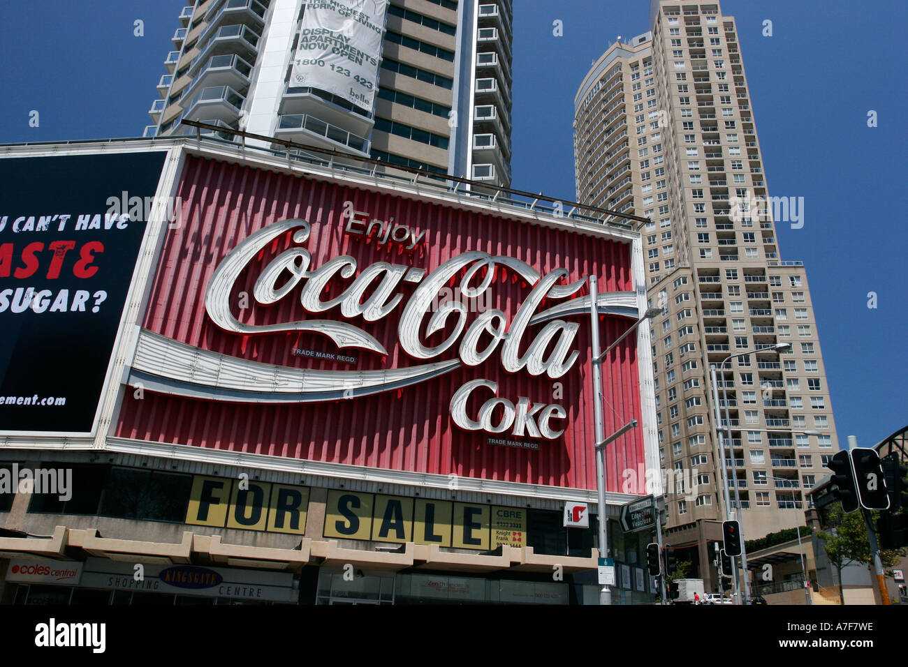 CocaCola sign Kings Cross Sydney, New