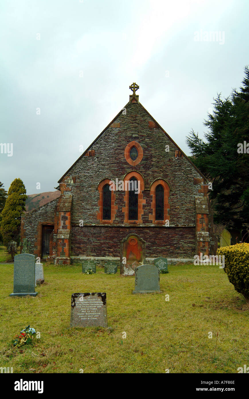 Watermill Lock Watermillock church ullswater hi-res stock photography and images - Alamy