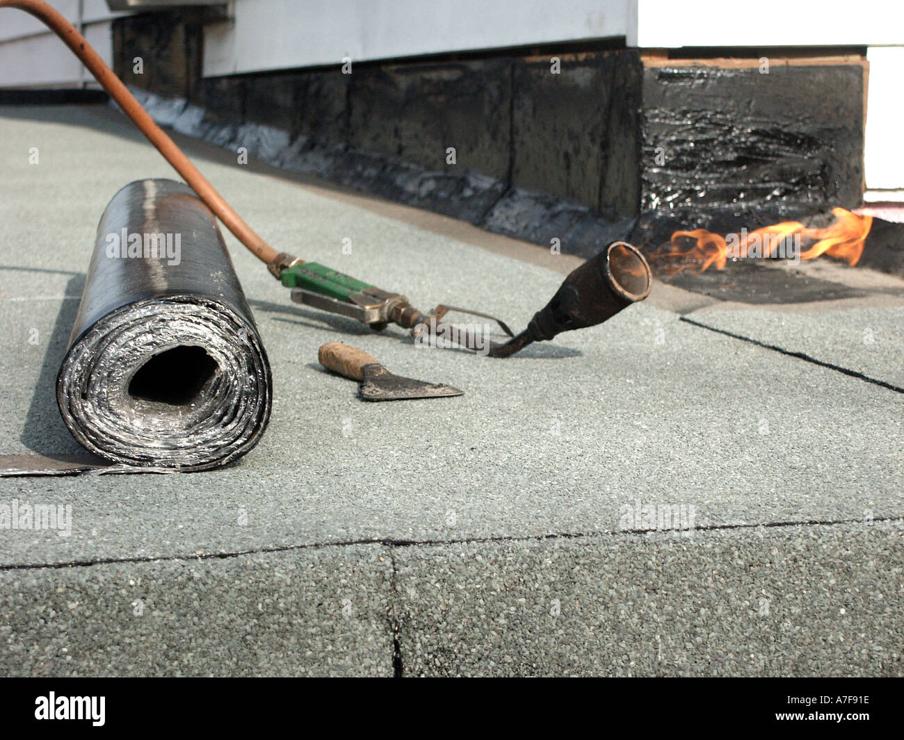Bituminous Roofing Felt Stock Photos Bituminous Roofing Felt