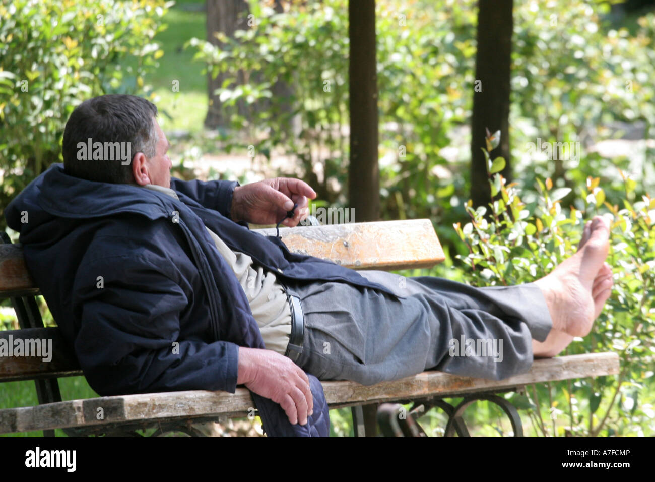 Greese Homless Carelessness lifestyle hi-res stock photography and images - Alamy