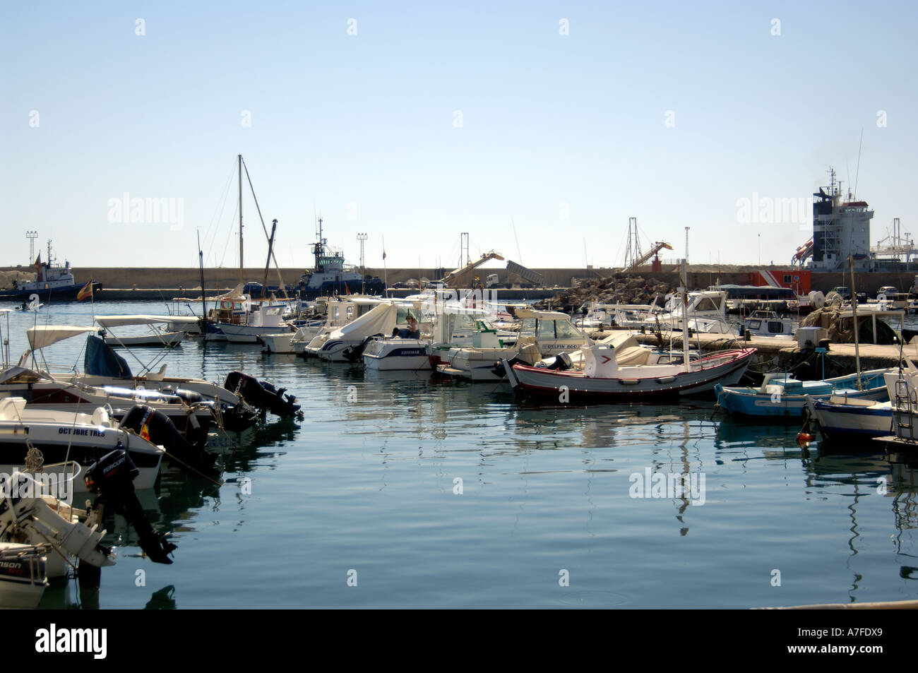 Marina at Gurracha, Almeria, Spain Stock Photo