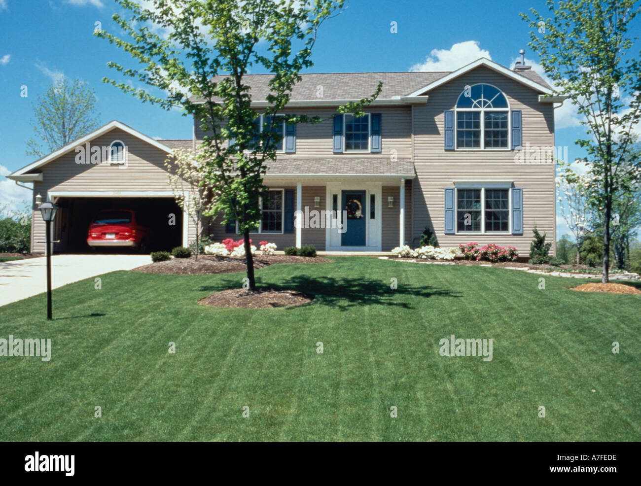 Modern country home Stock Photo Alamy