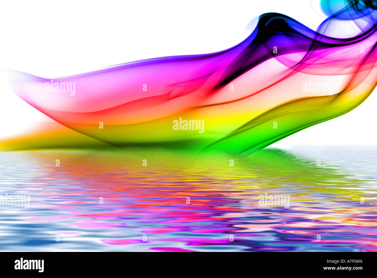 Smoke on the Water Stock Photo Alamy