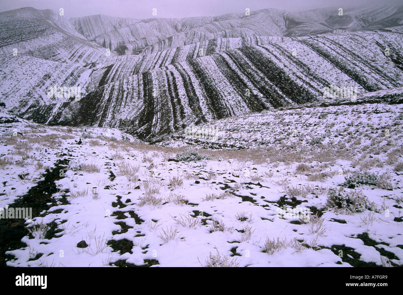 Snowy Hills Above Dades Gorge Morocco Stock Photo - Alamy