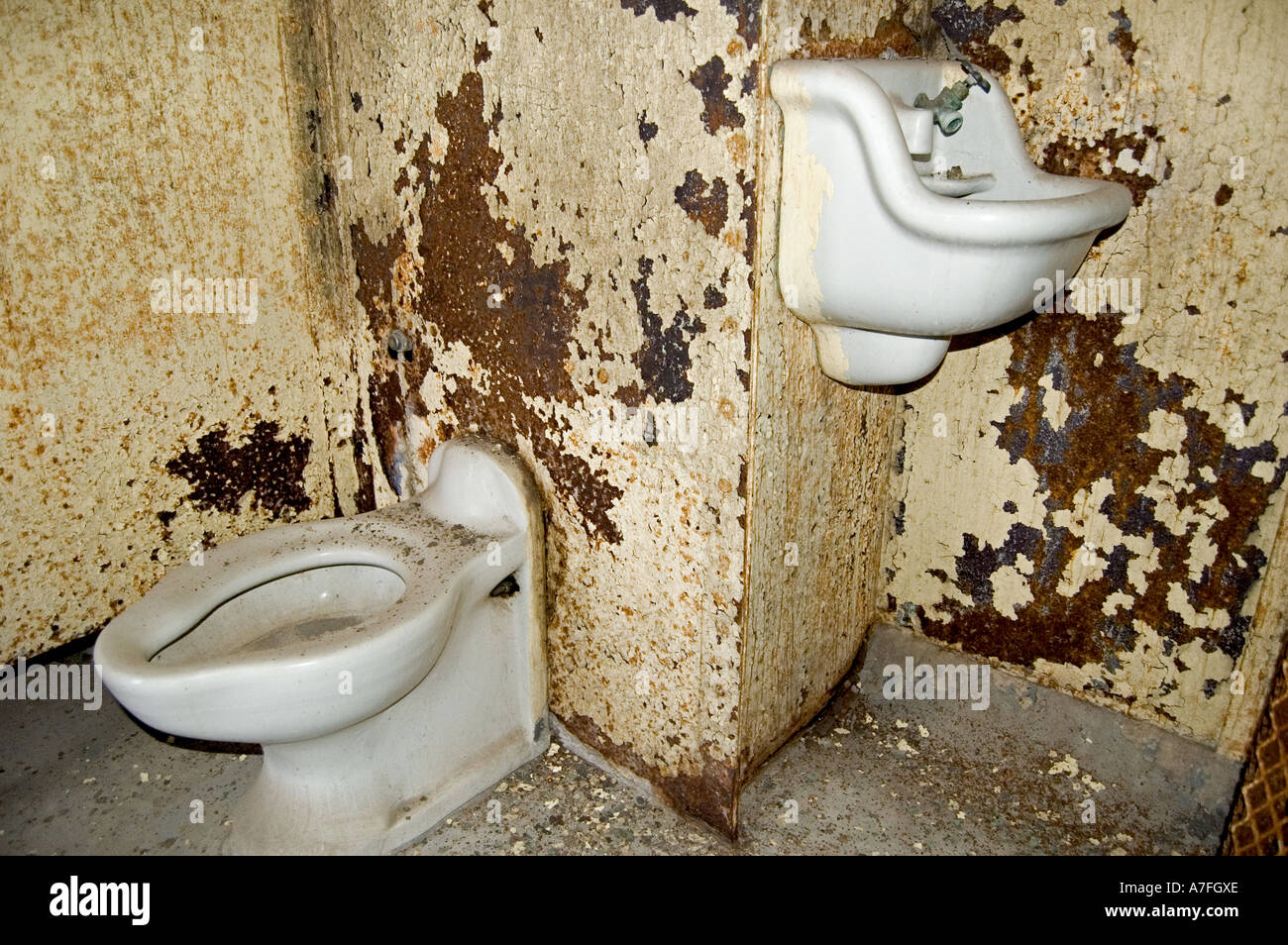 Old Metal Toilet In Prison High Resolution Stock Photography and Images -  Alamy