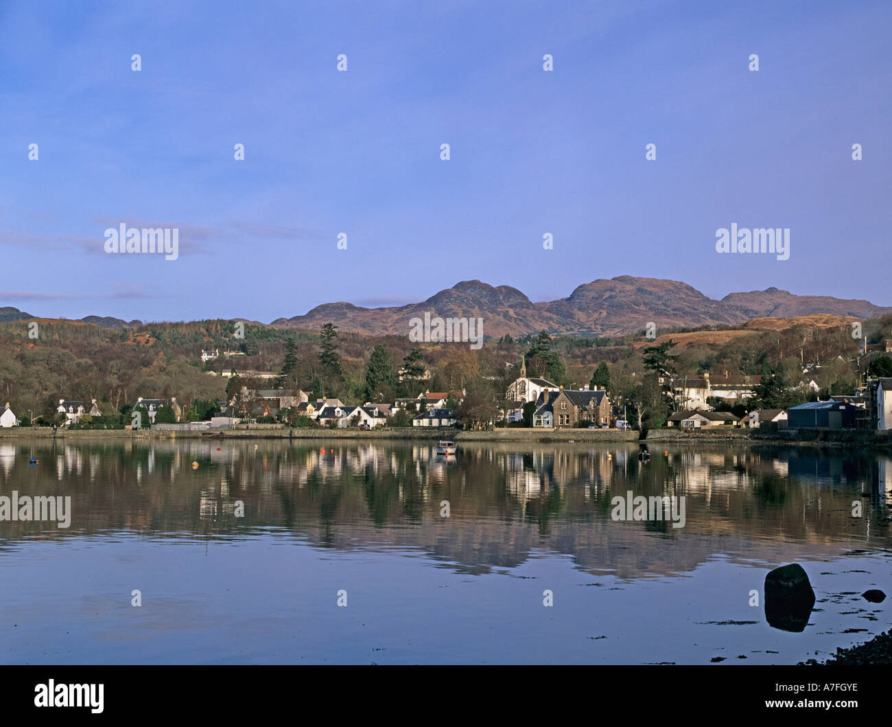 GARELOCHHEAD ARGYLL SCOTLAND UK February Looking across to this lovely