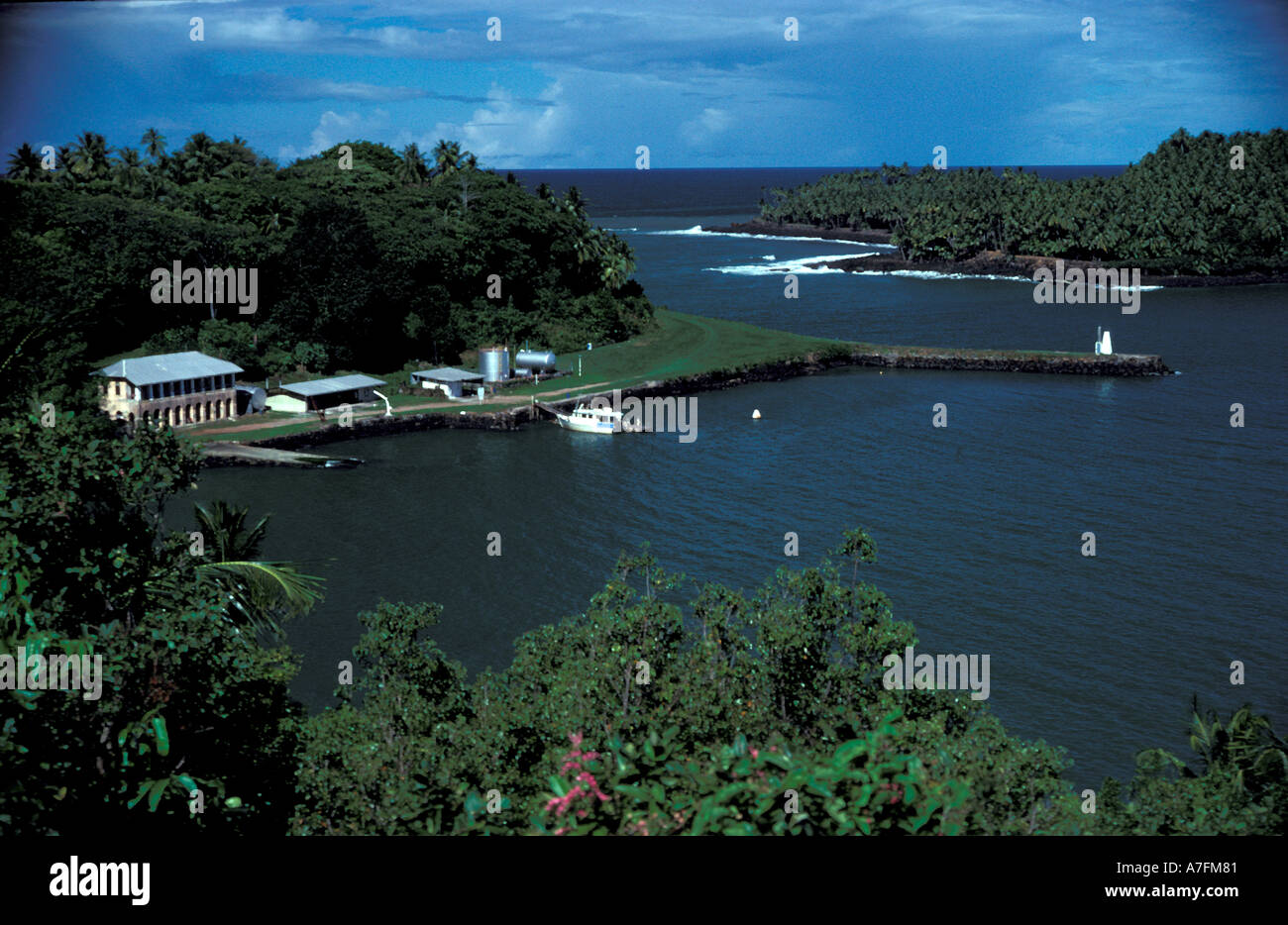 French Guiana. Royale Island ancient convict prison Stock Photo Alamy