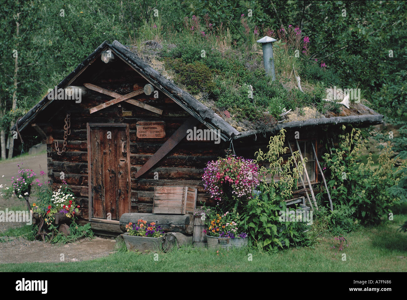 N.A., USA, Alaska, Denali National Park, Kantishna Recorders Office