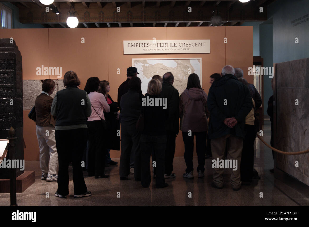 visitors to the Oriental Institute Chicago Illinois Stock Photo - Alamy