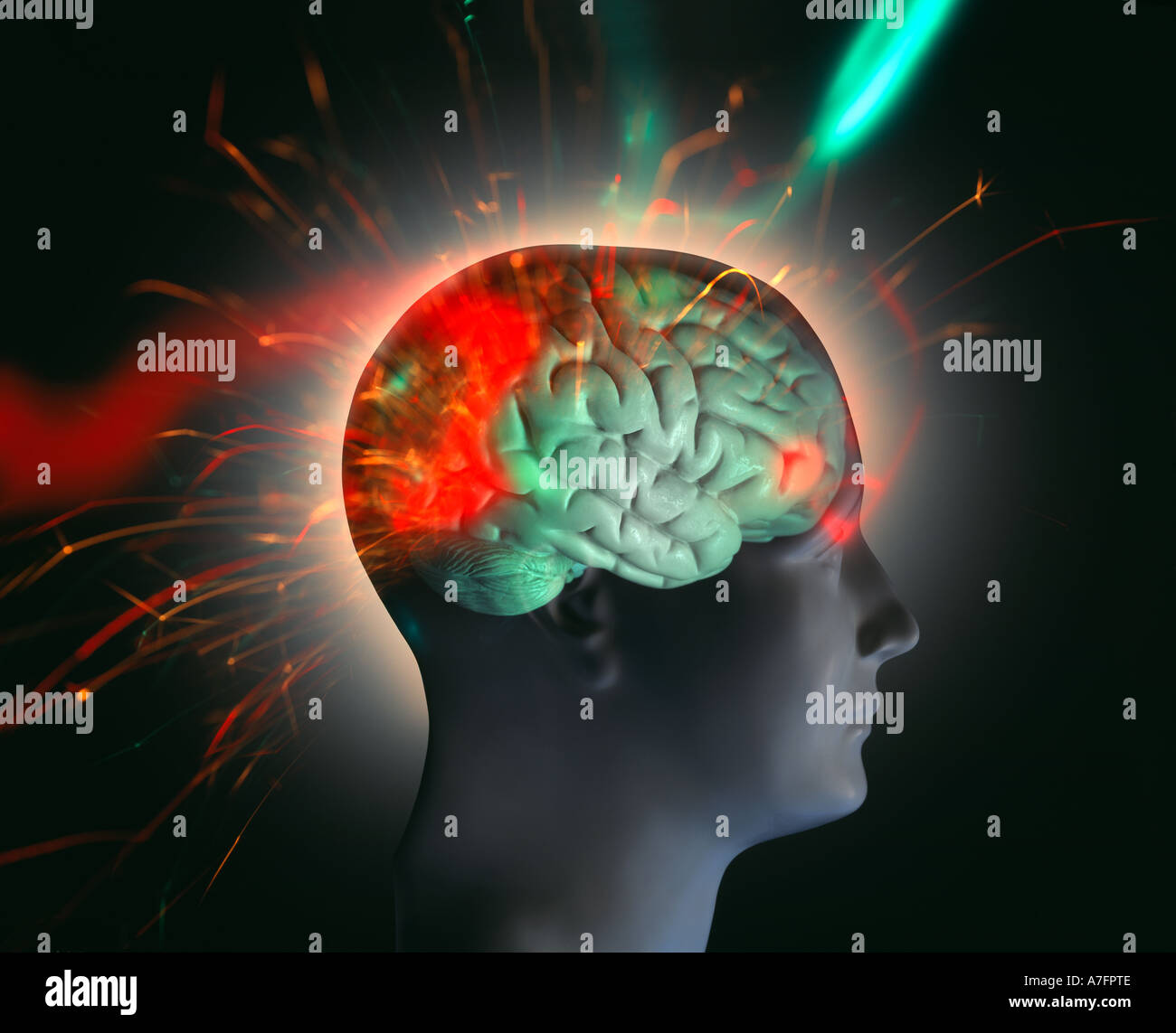 Illuminate brain hi-res stock photography and images - Alamy