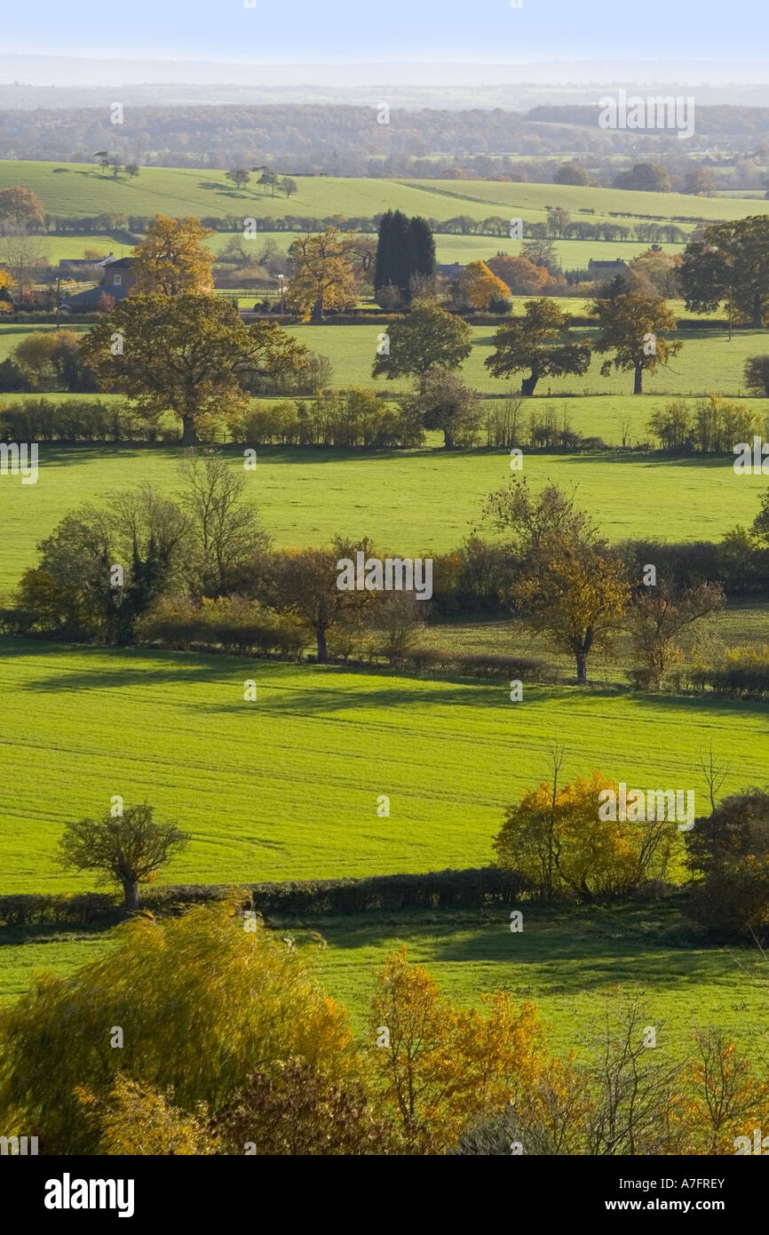 Midlands Ridge England england the midlands worcestershire the view from st mary the virgin ...