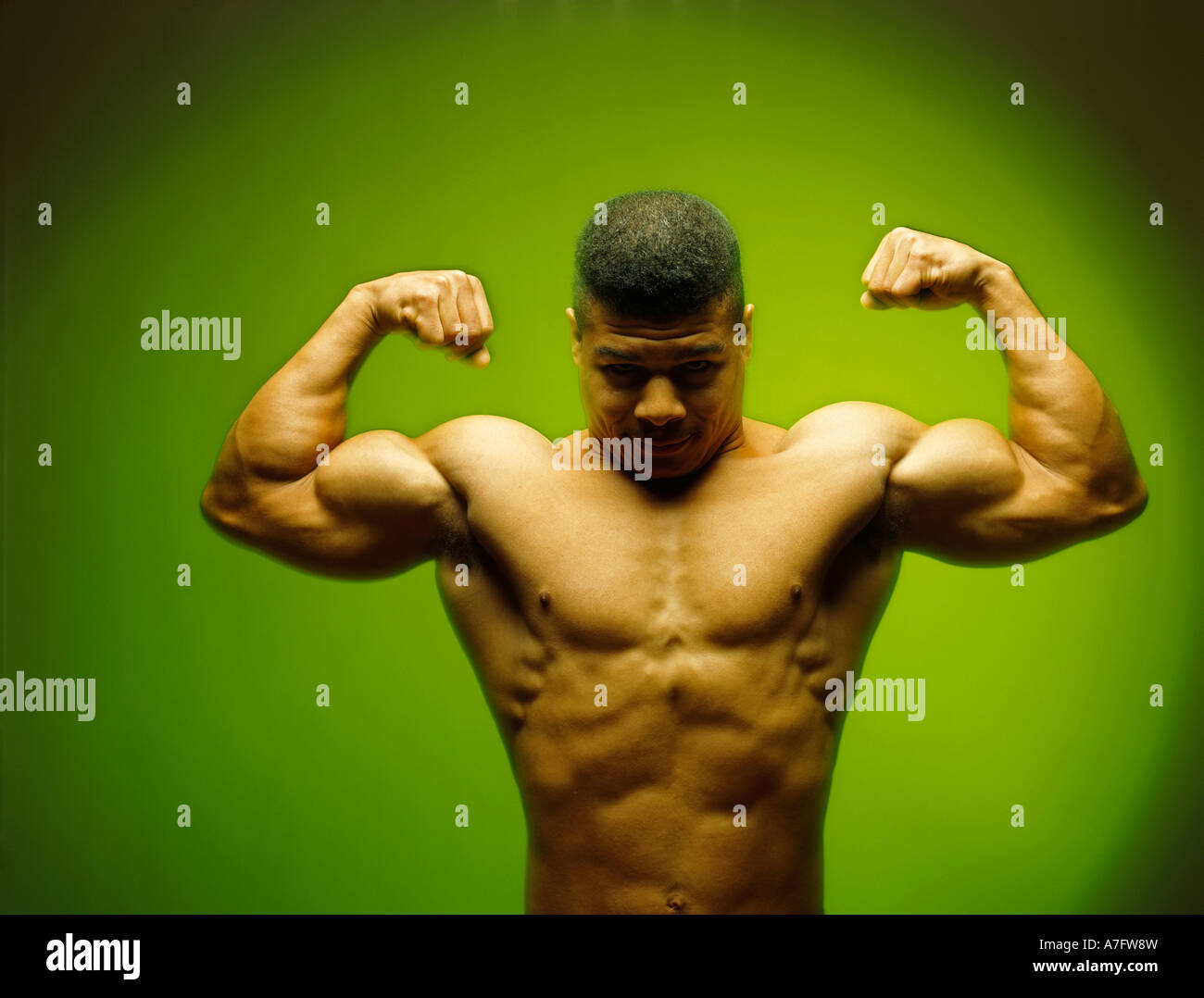 Body Builder Stock Photo