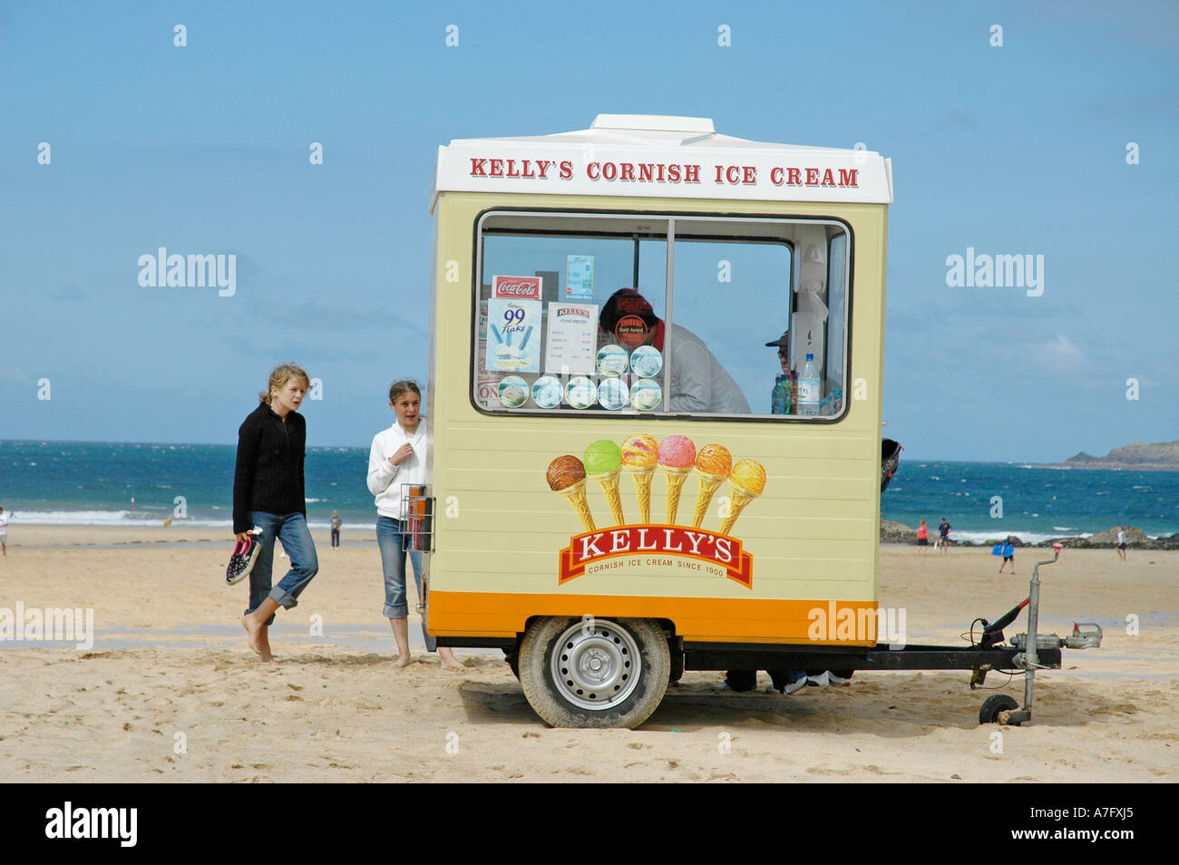Ice Cream Vendor On Beach Stock Photos Ice Cream Vendor On Beach