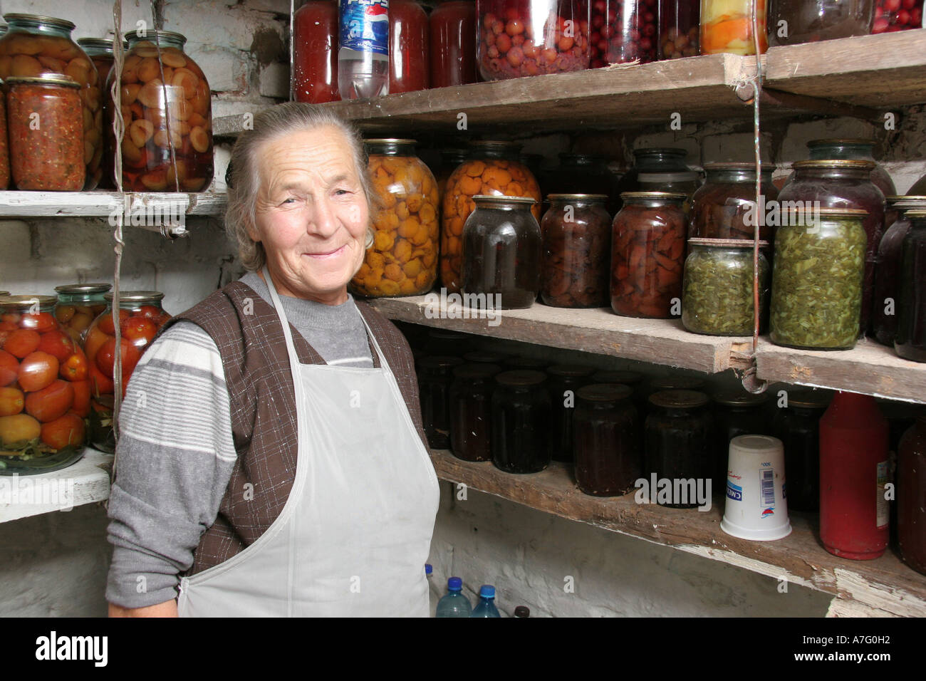 Granny babushka hi-res stock photography and images - Alamy