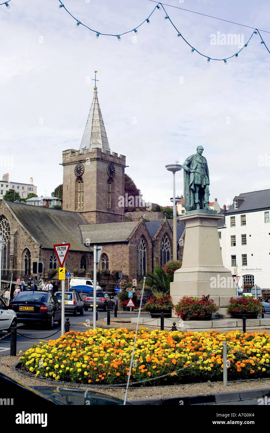 PRINCE ALBERT MEMORIAL AND PARISH CHURCH STPETER PORT GUERNSEY CHANNEL