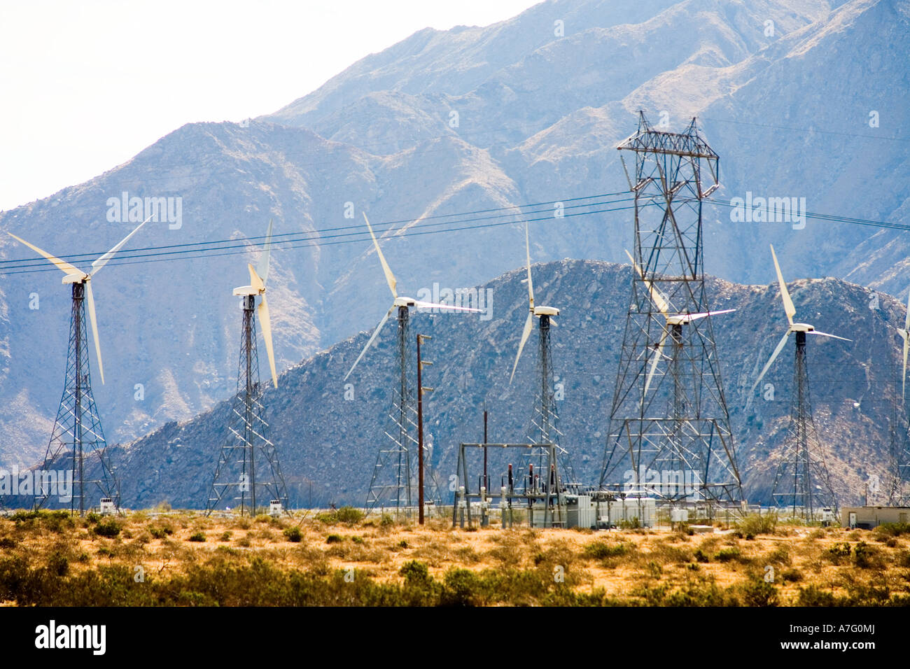 More than 4000 generators operate in the San Pass wind turbine