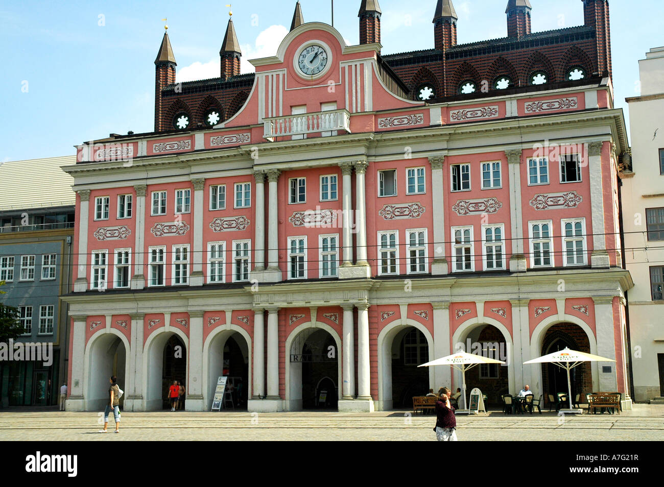 City Hall, Rostock Stock Photo - Alamy