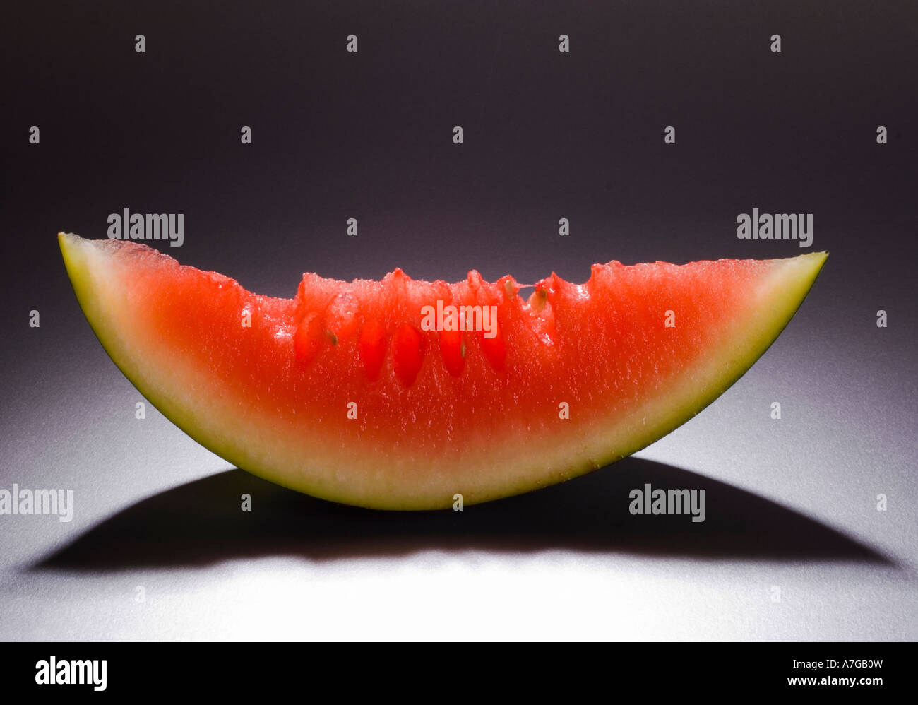 Slice of watermelon Stock Photo