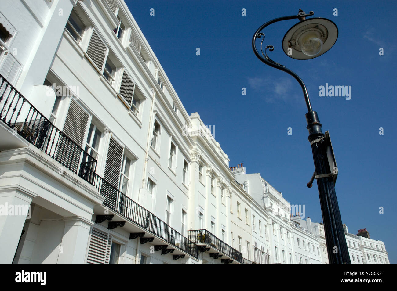 Residential housing, Brighton, England, UK, Photo 18th March 2006 Stock