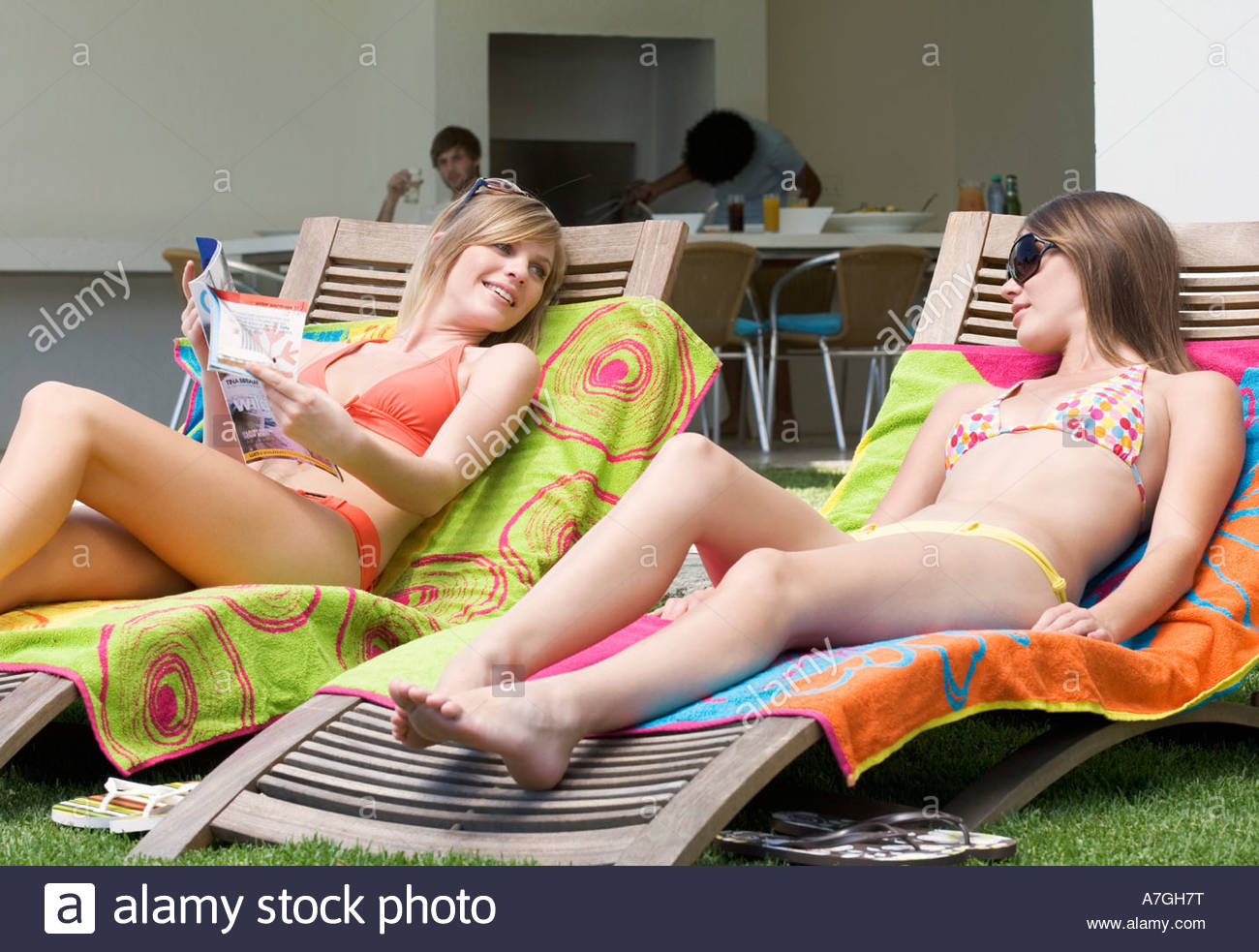 Sweet teenage girl sunbathing — img 4