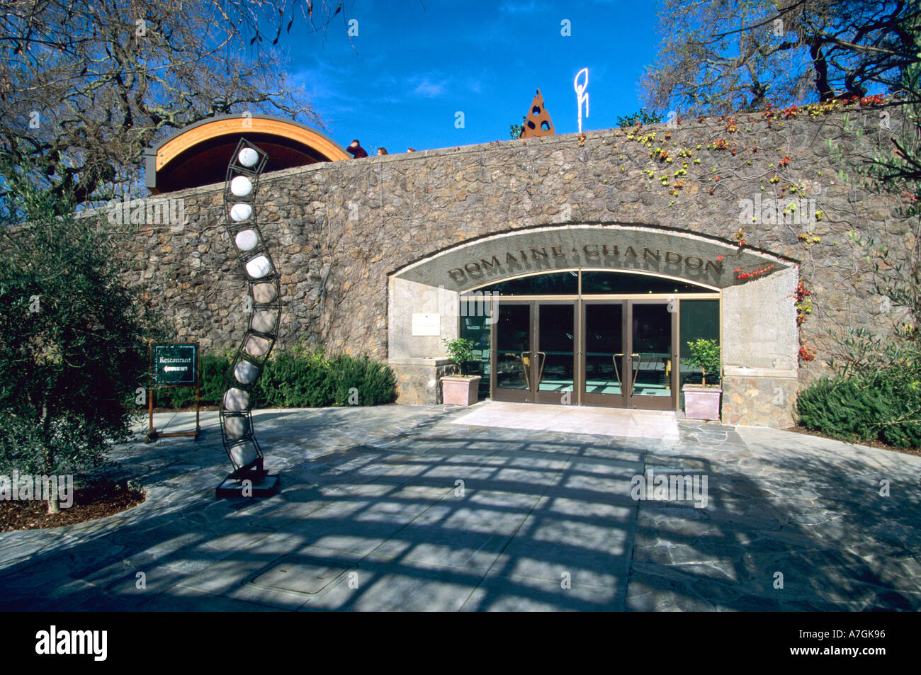 USA, California, Napa Valley, Yountville, wine country, the Domaine Chandon  winery, restaurant and tasting room Stock Photo - Alamy