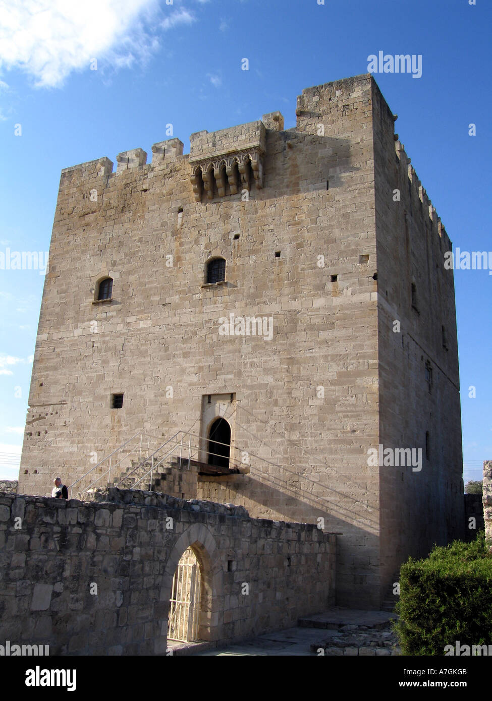Kolossi Castle in Cyprus Stock Photo