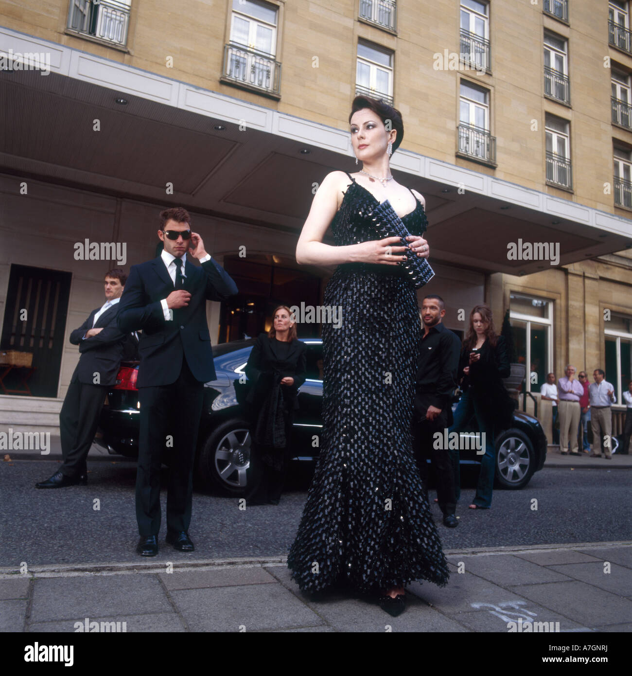the red carpet treatment for model to visit the film awards London