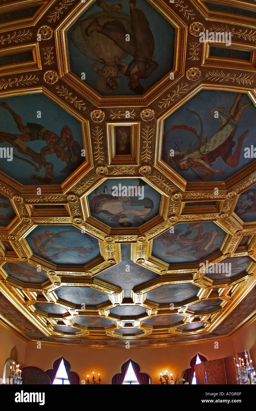 Ceiling details, Interior of Ca d Zan Mansion home of John & Marble