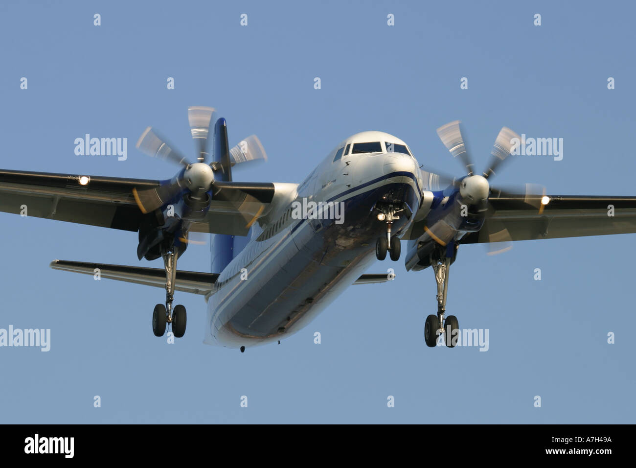 Fokker 50 VLM Airlines Stock Photo