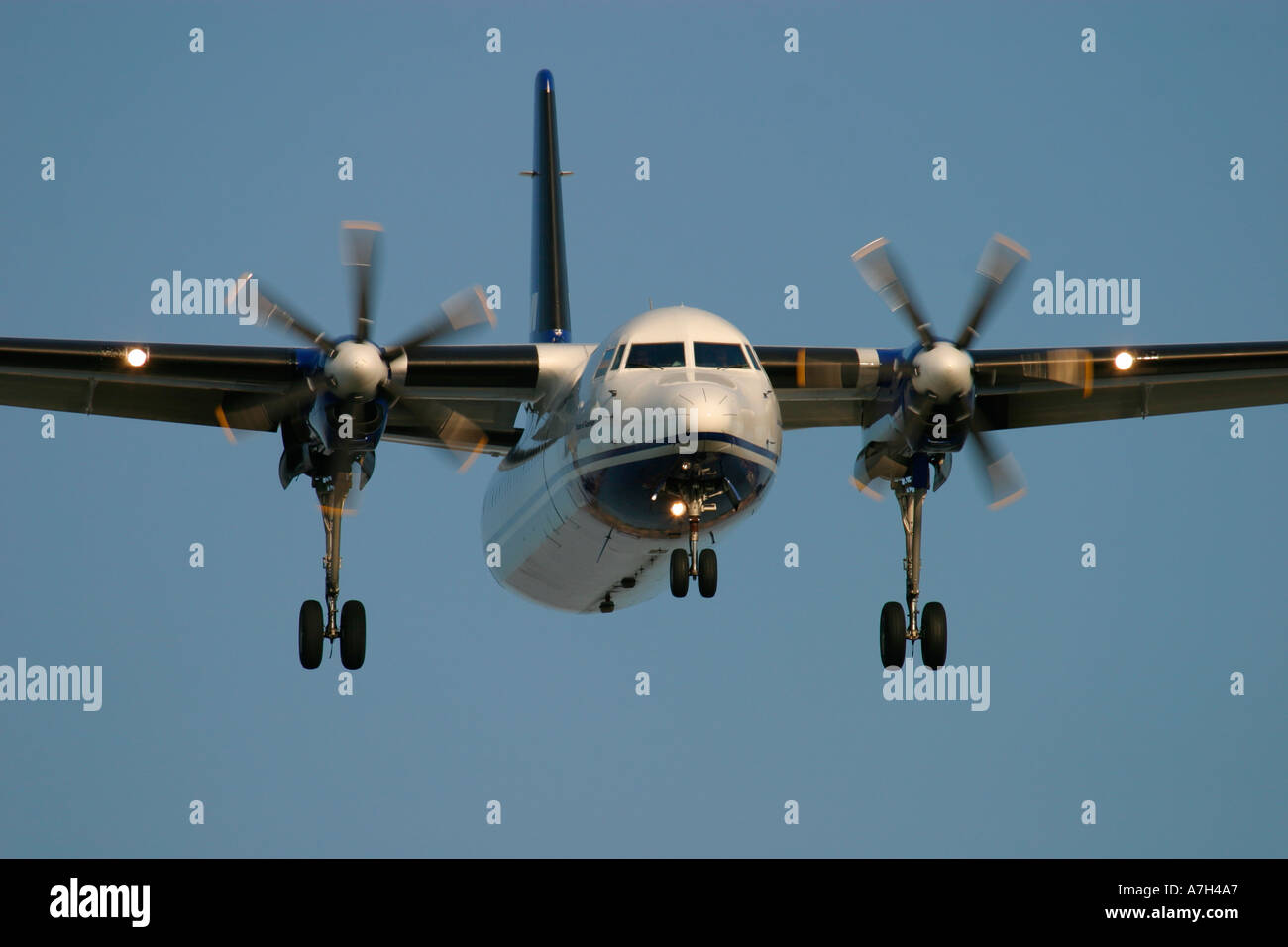 Fokker 50 VLM Airlines Stock Photo