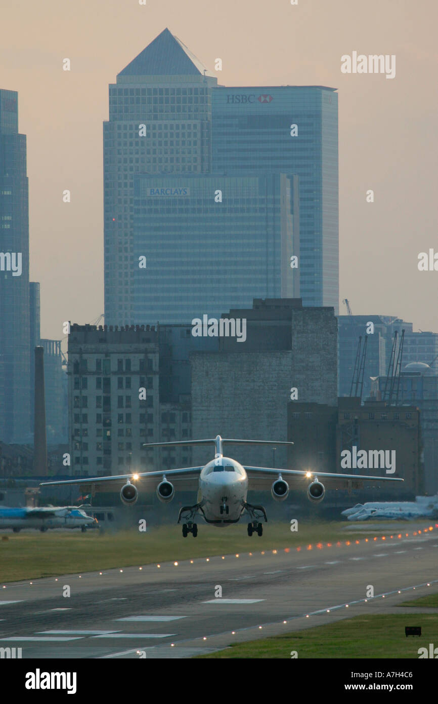 Air France British Aerospace Bae 146 200 Taking Off With Strong