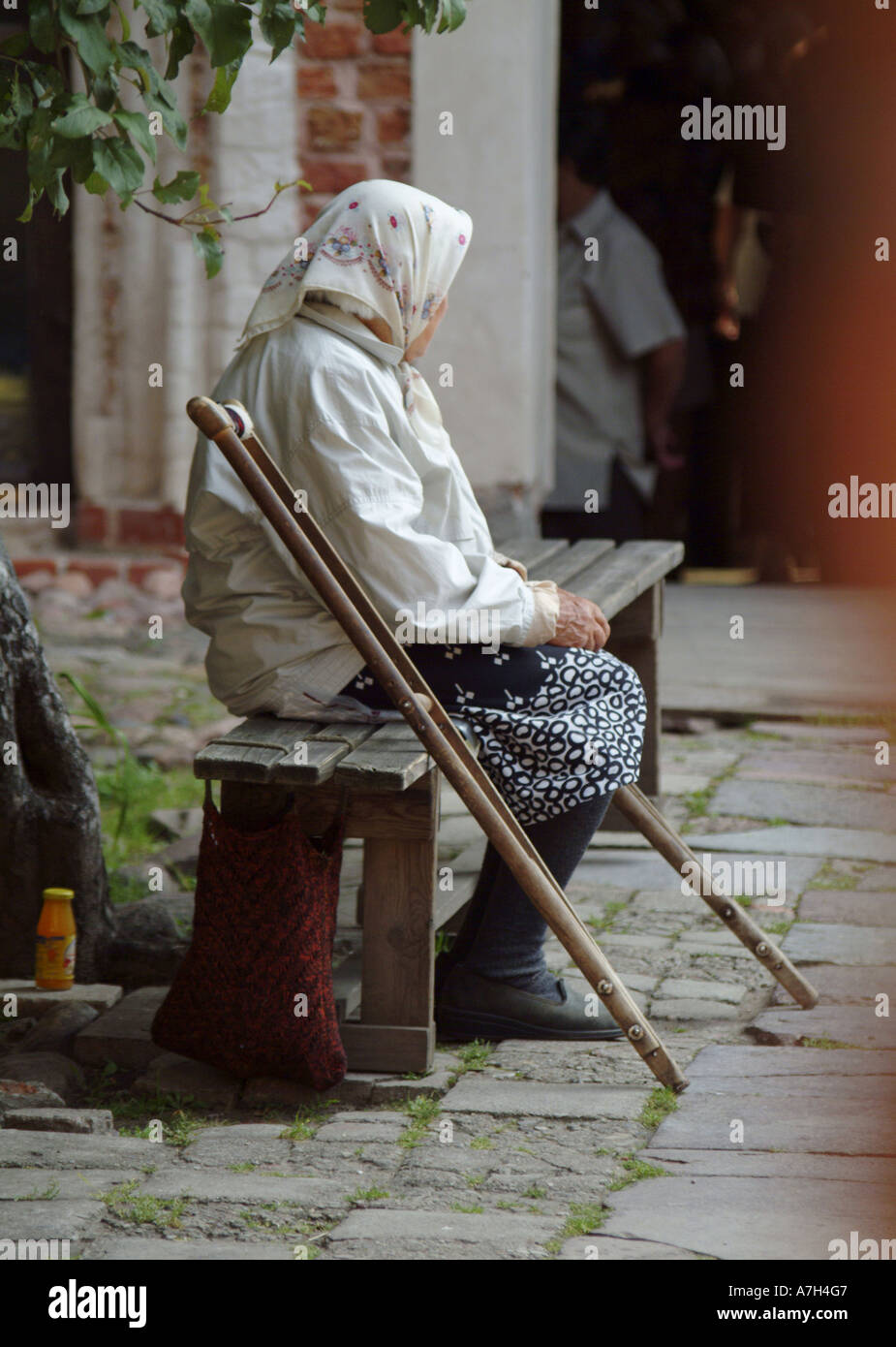 old woman Stock Photo