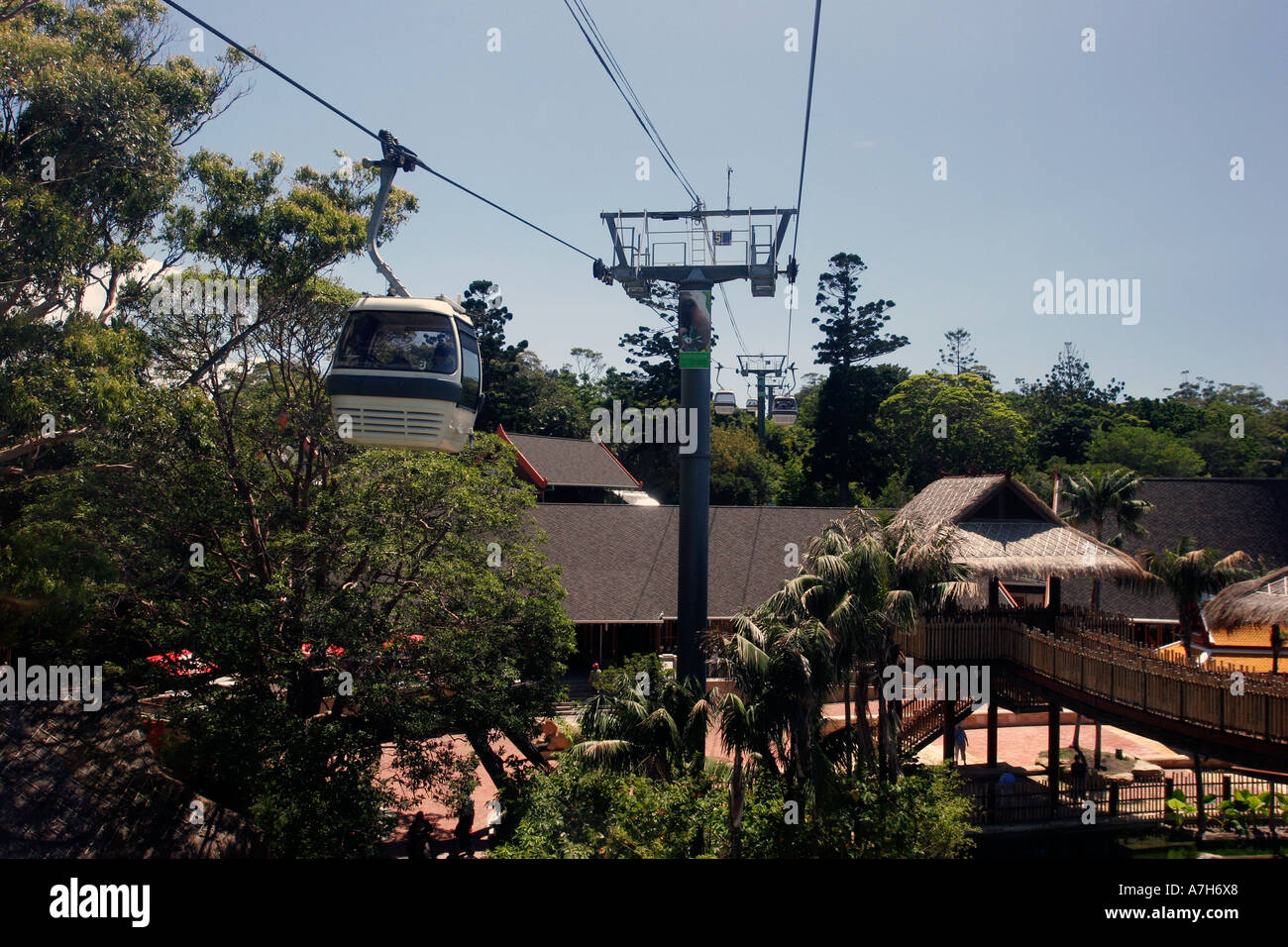 Taronga zoo cable car Sydney New South Wales Australia Stock Photo - Alamy
