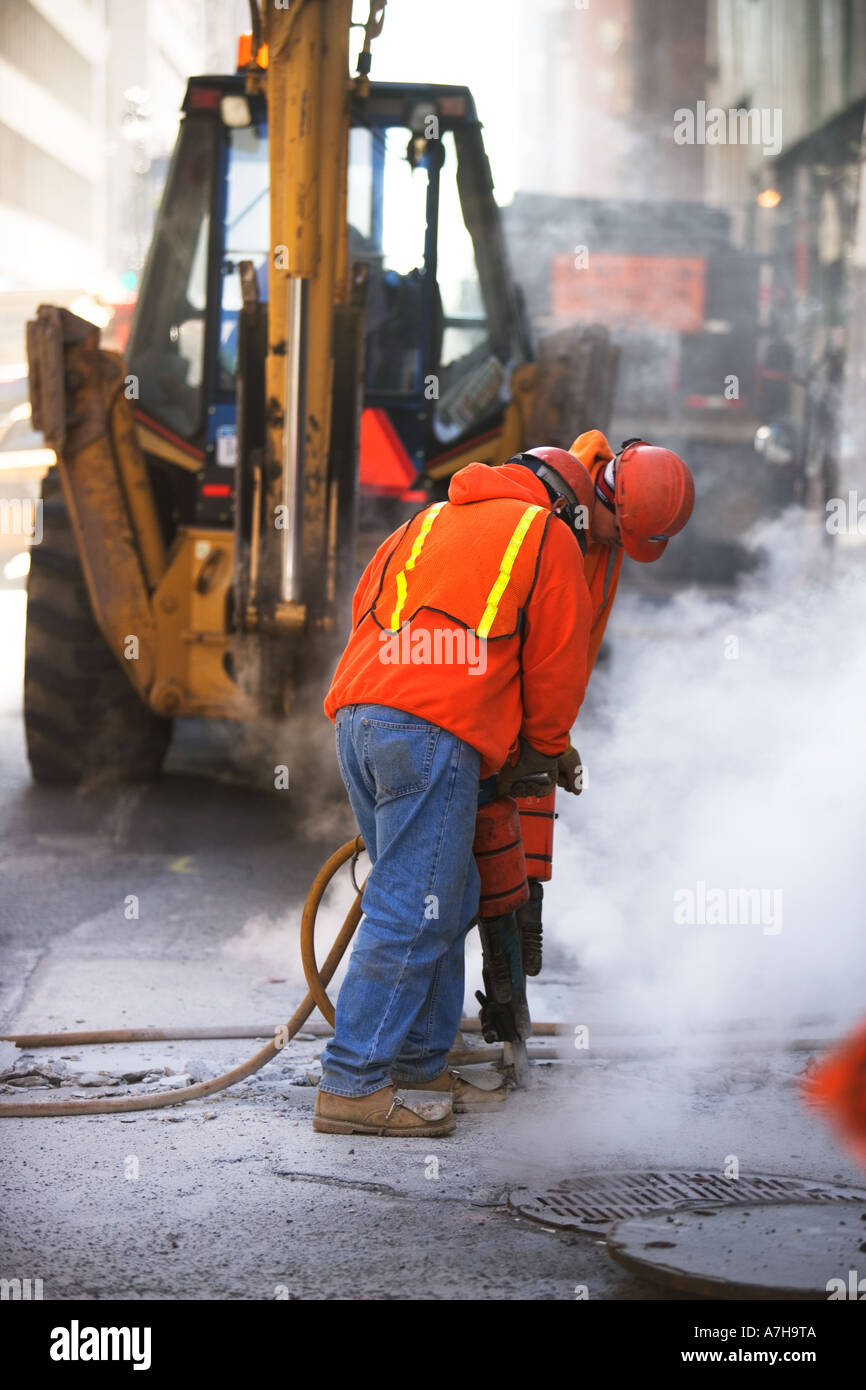 CONSTRUCTION WORKER Stock Photo
