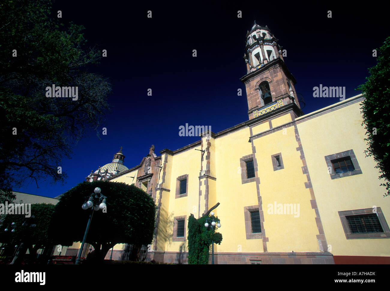 Santa Clara Church, Roman Catholic church, Catholic church, Roman Catholicism, city of Santiago de Queretaro, Queretaro State, Mexico Stock Photo