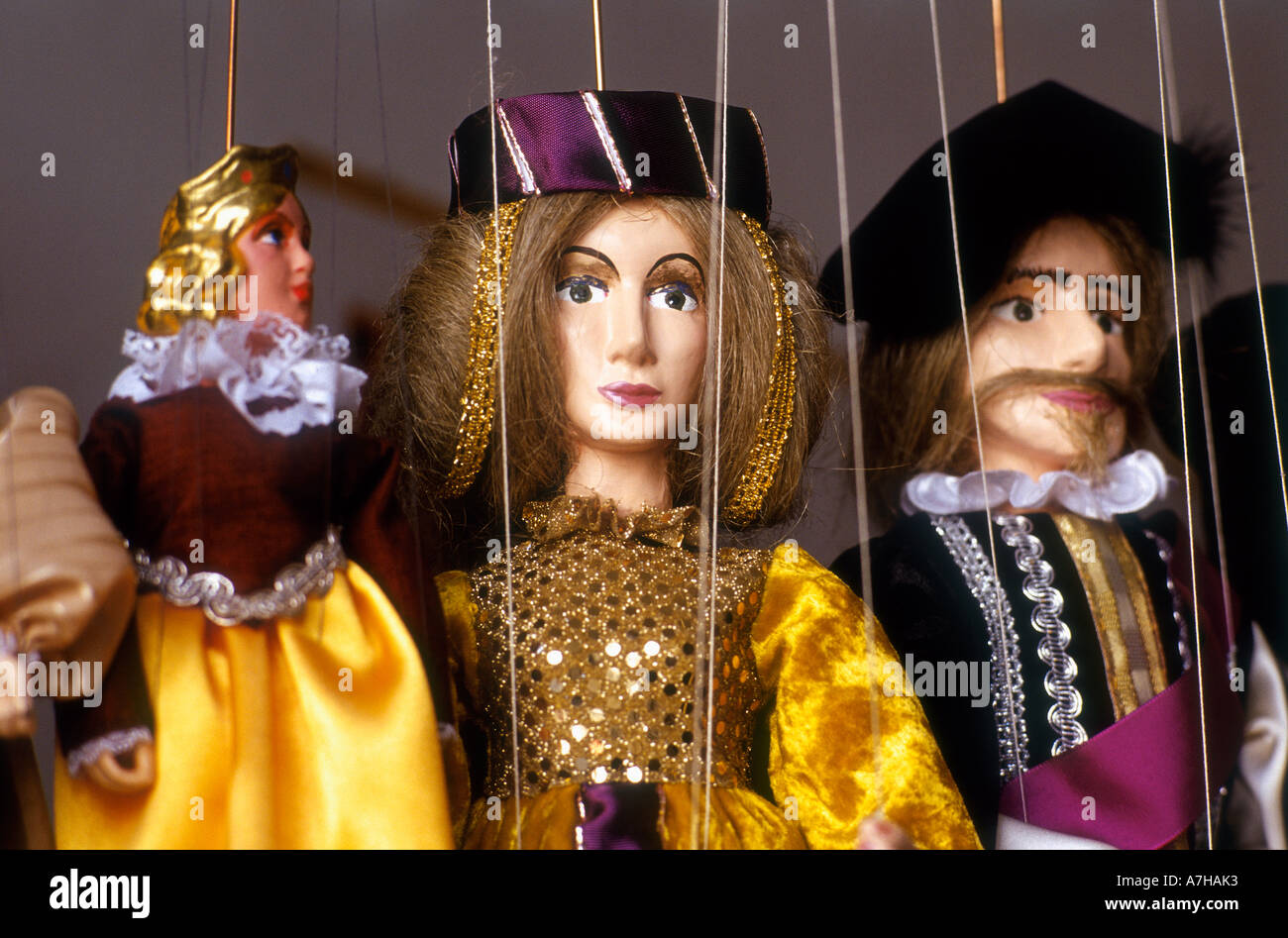 Cesky Krumlov, Traditional Folklore Puppet Stock Photo Alamy