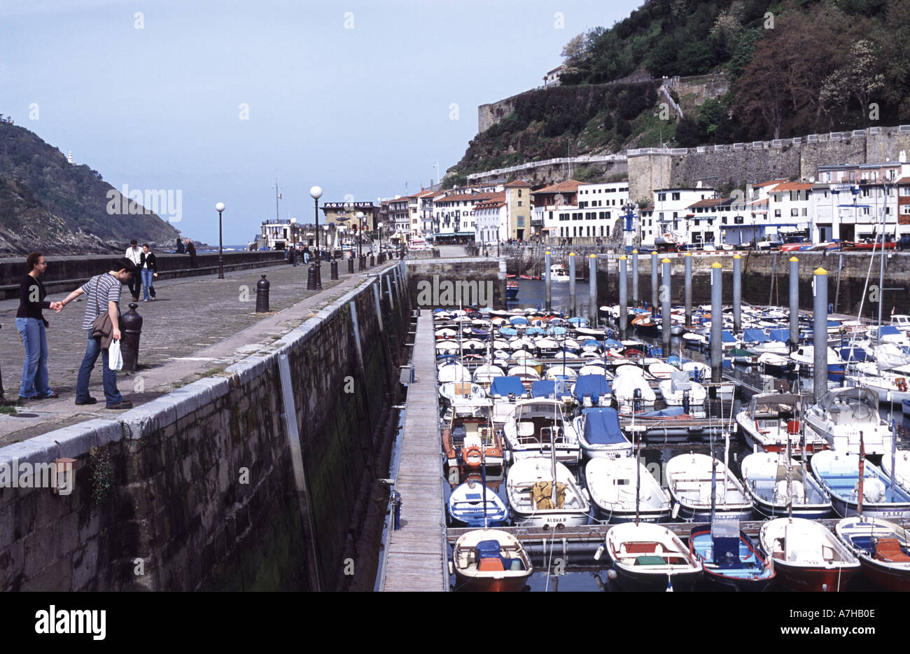 Marina, San Sebastian, Spain Stock Photo Alamy
