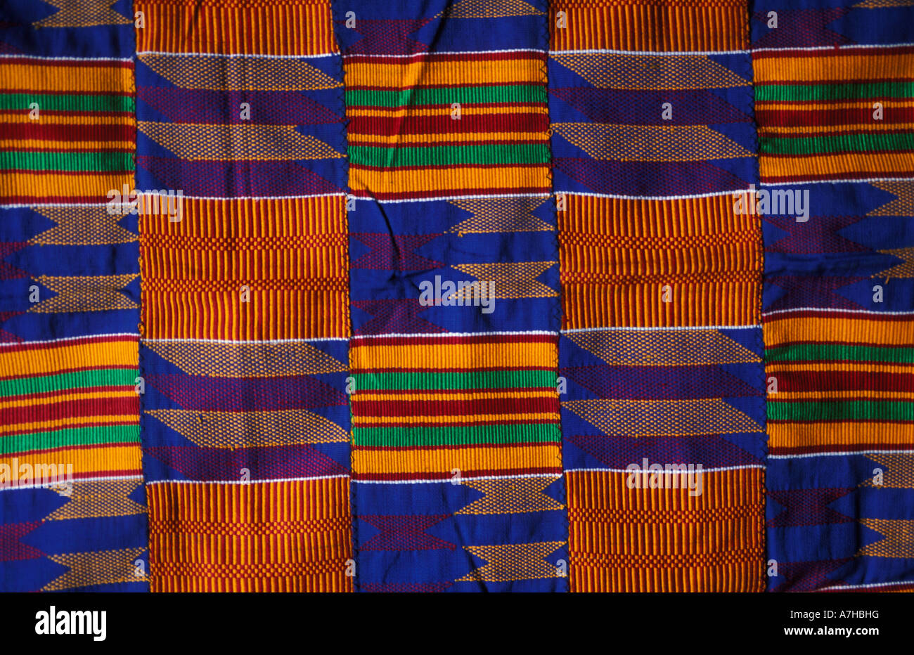 Powerhouse Collection - Ashanti man's kente cloth wrapper from Ghana