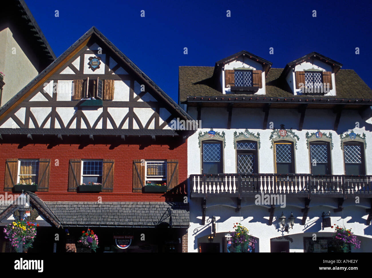 Leavenworth Bavarian Village Stock Photos & Leavenworth Bavarian