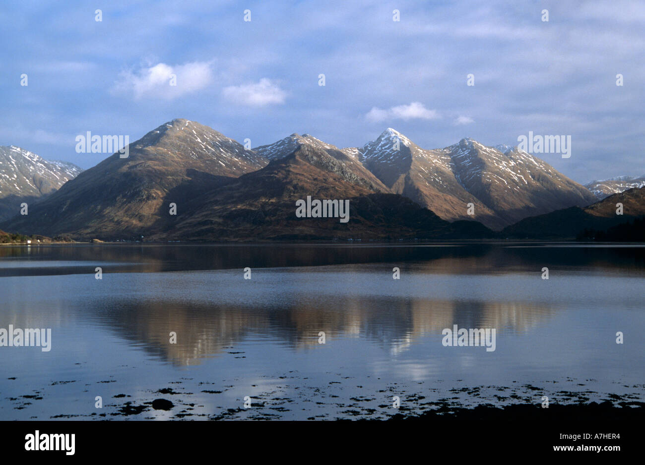 The Five Sisters mountain range. Kintail, Scotland Stock Photo - Alamy
