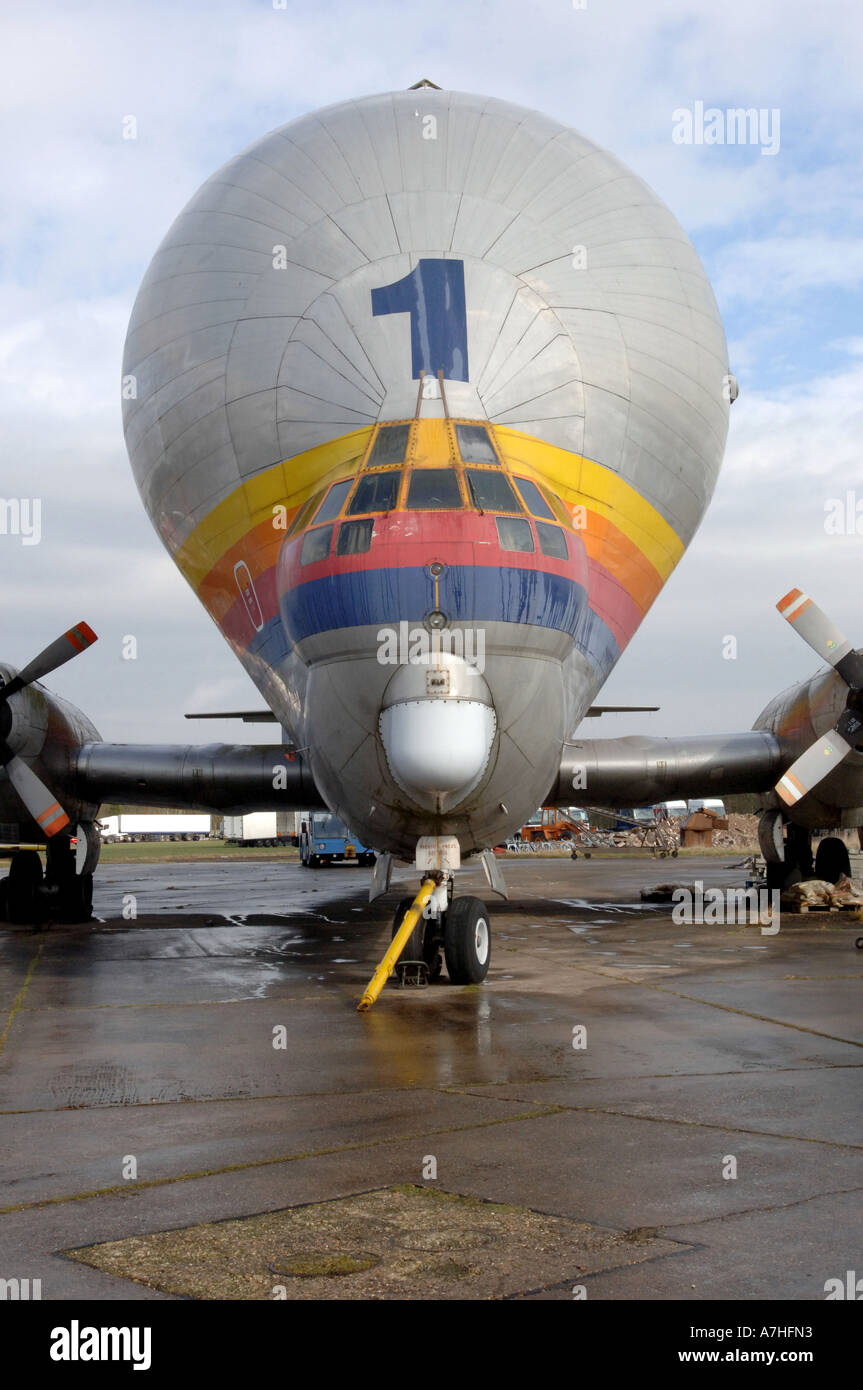 Airbus 377SG-201 Super Guppy air transport cargo plane Stock Photo