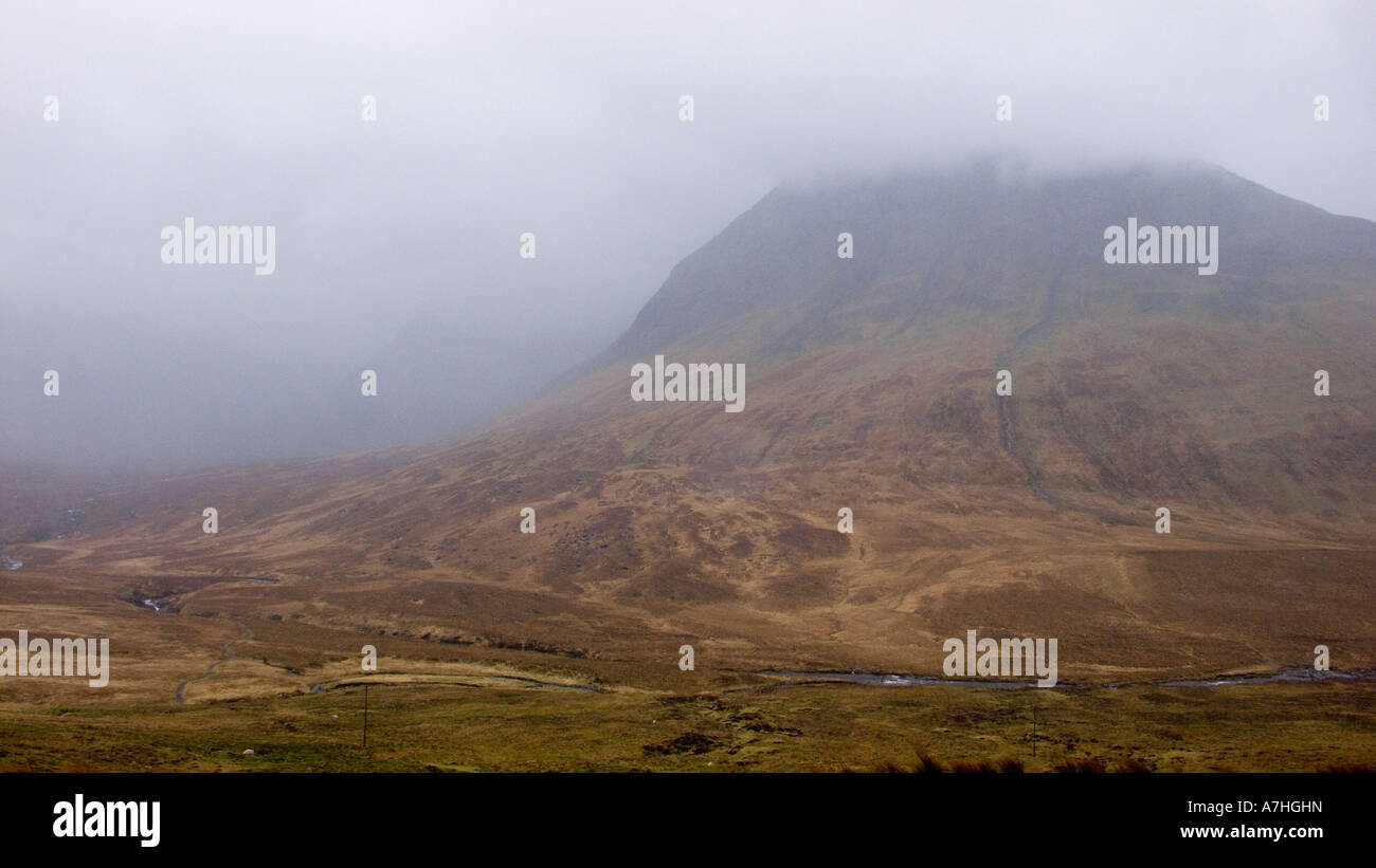 Coire na Creiche in the Black Cullin Minginish Skye Scotland UK Stock Photo