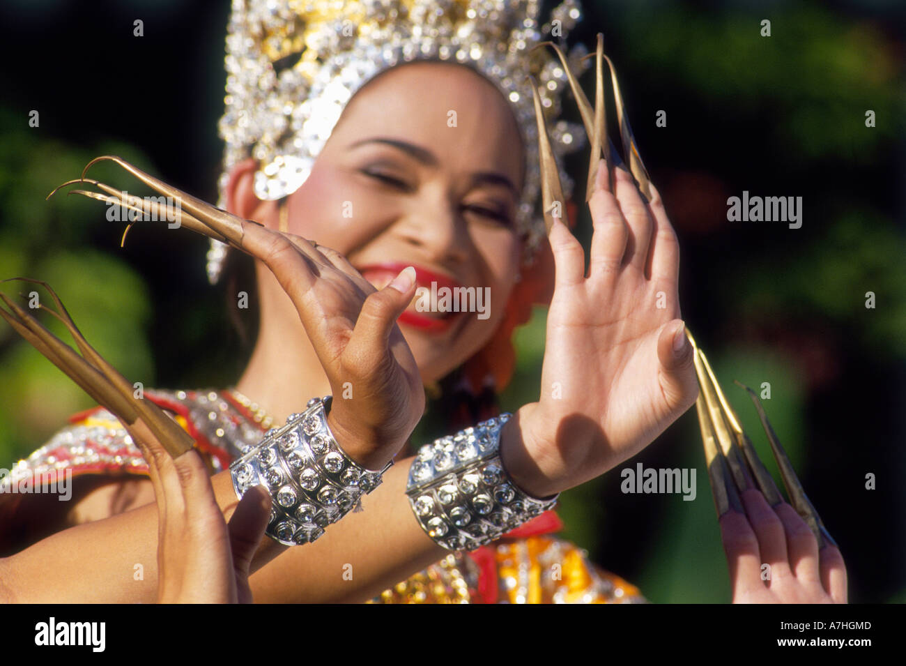 Bangkok, Thai Dancing, Finger Nails Stock Photo Alamy