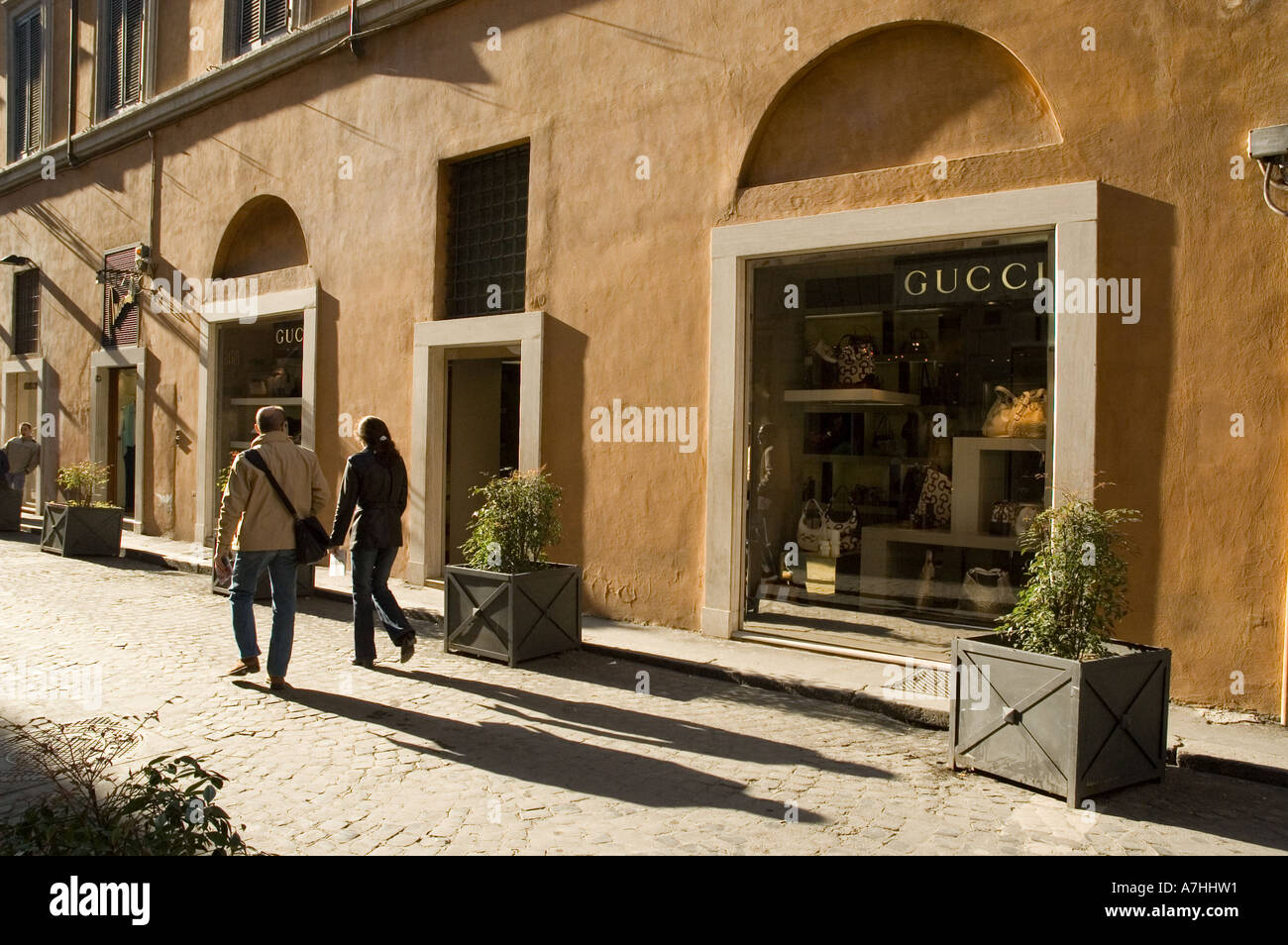 Rome shopping gucci hi-res stock photography and images - Alamy